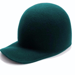 Wool Felt Jockey Cap  ウールフェルトジョッキーキャップアーミーグリーン 8枚目の画像