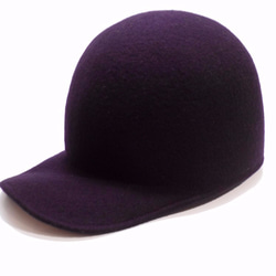 Wool Felt Jockey Cap  ウールフェルトジョッキーキャップダークターコイズ 10枚目の画像