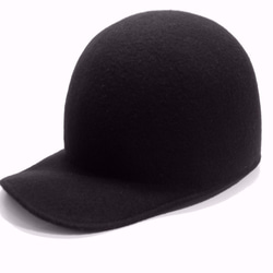 Wool Felt Jockey Cap  ウールフェルトジョッキーキャップ ライトブラウン 7枚目の画像