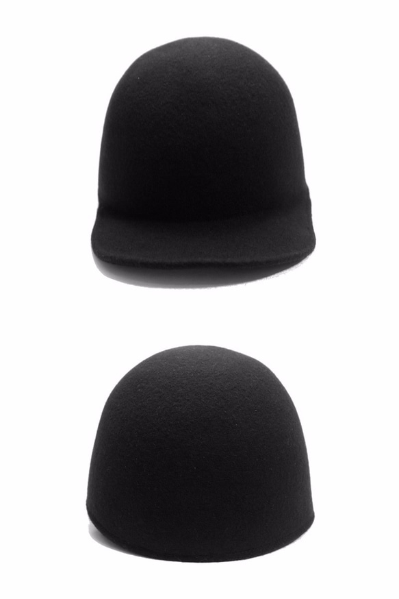 全18色 Extra fine MerinoWool Felt Jockey Cap  ウールフェルトジョッキーキャップ 2枚目の画像