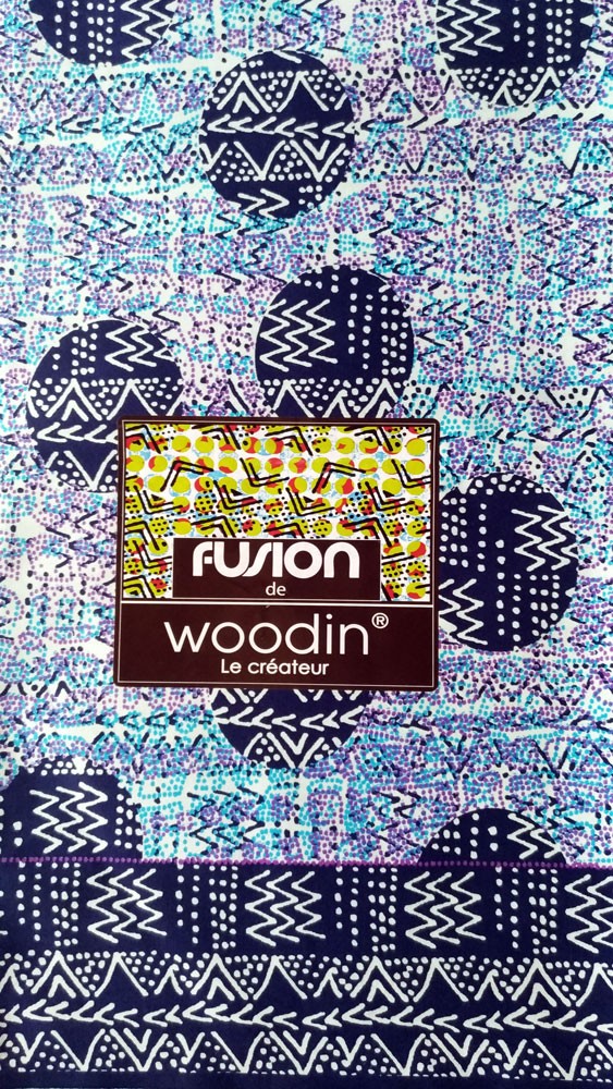 アフリカ布 ワックスプリント ＜Made in ガーナ布＞ Woodin 001