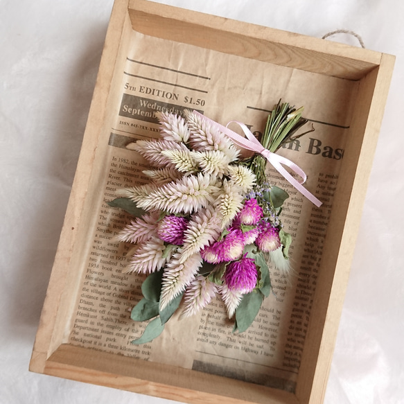 シンセリティ　シャドウボックス　薔薇の花にアップルパイ　アンティークグリーン シンセリティ シャドウボックス 薔薇の花にアップルパイ