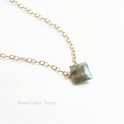 14kgf  labradorite necklace 5枚目の画像