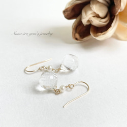 14kgf  crystal × pearl pierce 1枚目の画像