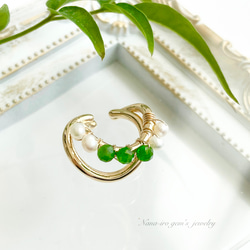 14kgf  chrome diopside ear cuff 6枚目の画像