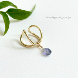 14kgf iolite ear cuff 1枚目の画像