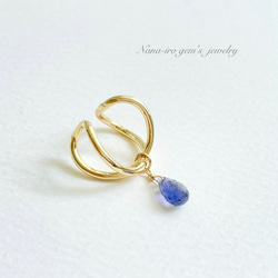 14kgf iolite ear cuff 6枚目の画像