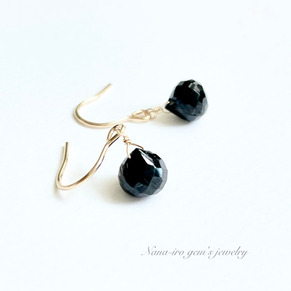 14kgf blackspinel pierce 2枚目の画像