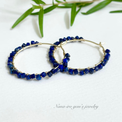 14kgf  lapis  hoop pierce 2枚目の画像