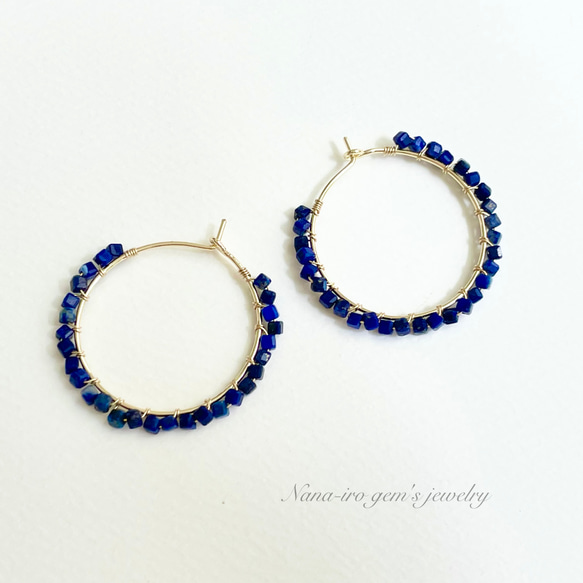 14kgf  lapis  hoop pierce 5枚目の画像