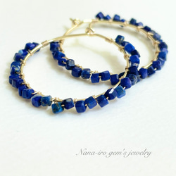 14kgf  lapis  hoop pierce 6枚目の画像