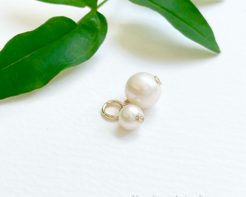 14kgf pearl top ペンダントトップ Nana-iro gem 通販 12822981