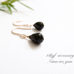 14kgf blackspinel pierce 1枚目の画像