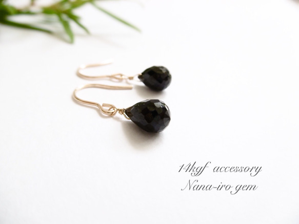 14kgf blackspinel pierce 1枚目の画像