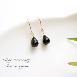 14kgf blackspinel pierce 3枚目の画像