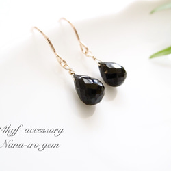 14kgf blackspinel pierce 2枚目の画像