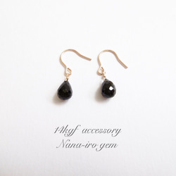 14kgf blackspinel pierce 4枚目の画像