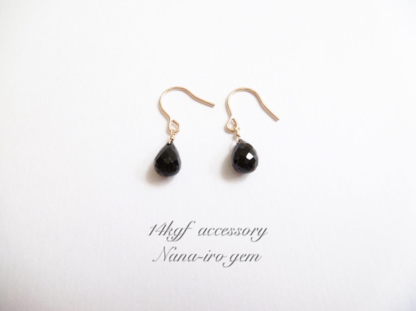 14kgf blackspinel pierce 4枚目の画像