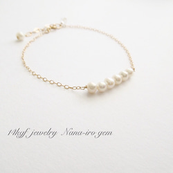 ＊再販＊14kgf pearl bracelet 3枚目の画像