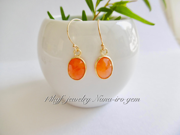 14kgf  carnelian pierce 3枚目の画像