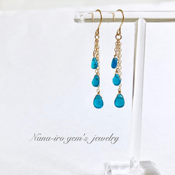 ＊再販＊14kgf apatite  pierce 5枚目の画像