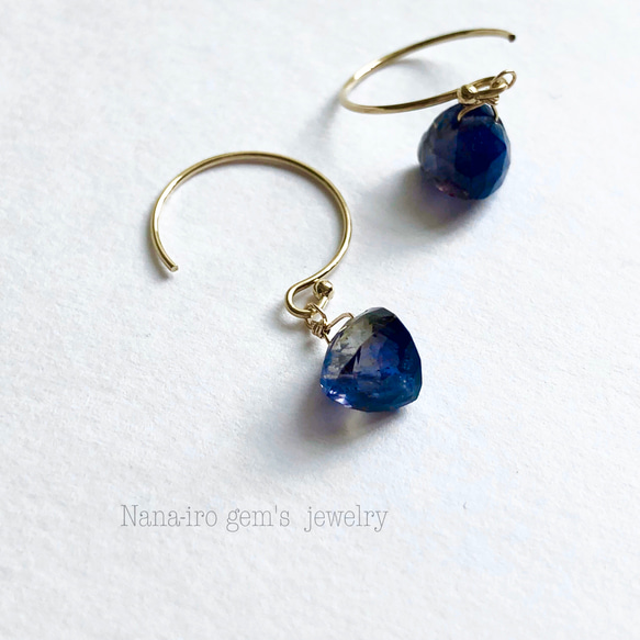 ＊再販＊14kgf iolite pierce 2枚目の画像