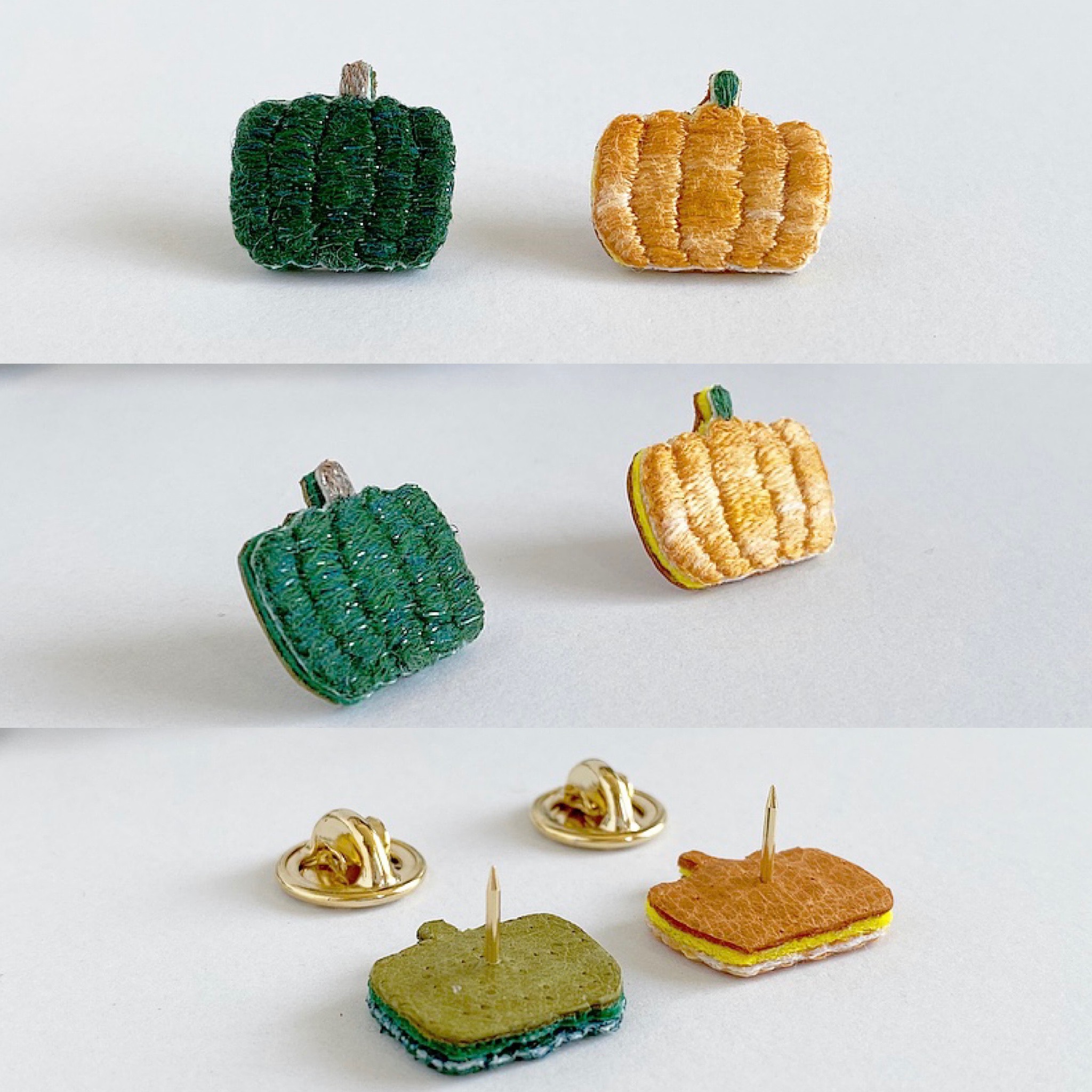 ハロウィンアルパカブローチセット