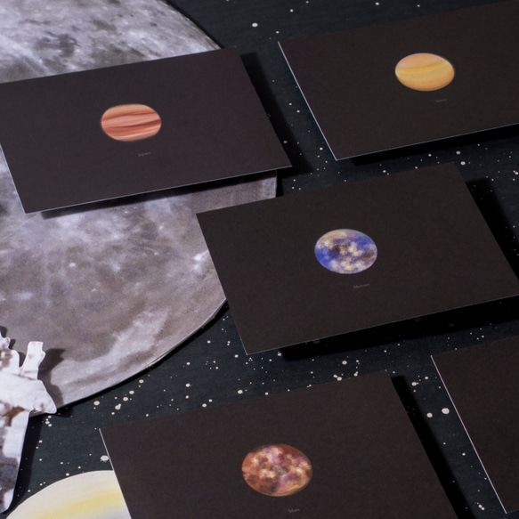 行星系列明信片組 / 套組11張 第2張的照片