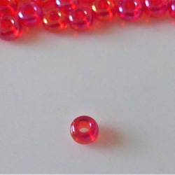 10g 11/0 2mm 極光紅寶仕奧莎捷克籽珠 第4張的照片