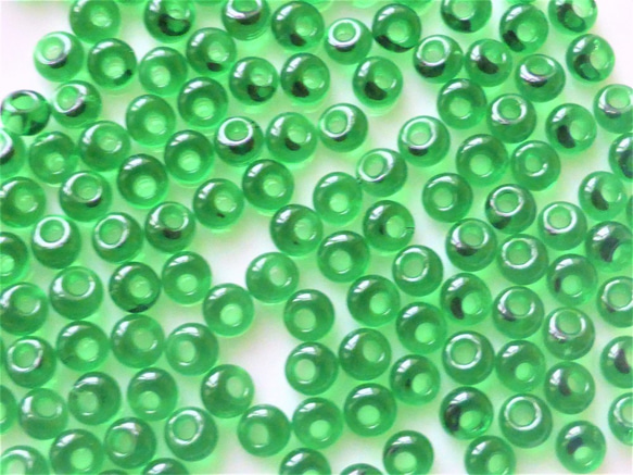 10 克 3 毫米綠色寶仕奧莎捷克水滴種子珠 第4張的照片