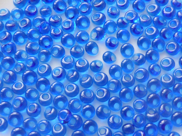10 克 8/0 3 毫米藍色寶仕奧莎捷克水滴種子珠 第3張的照片
