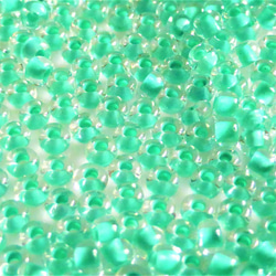 10克11/0小於2毫米透明孔祖母綠寶仕奧莎捷克籽珠 第3張的照片