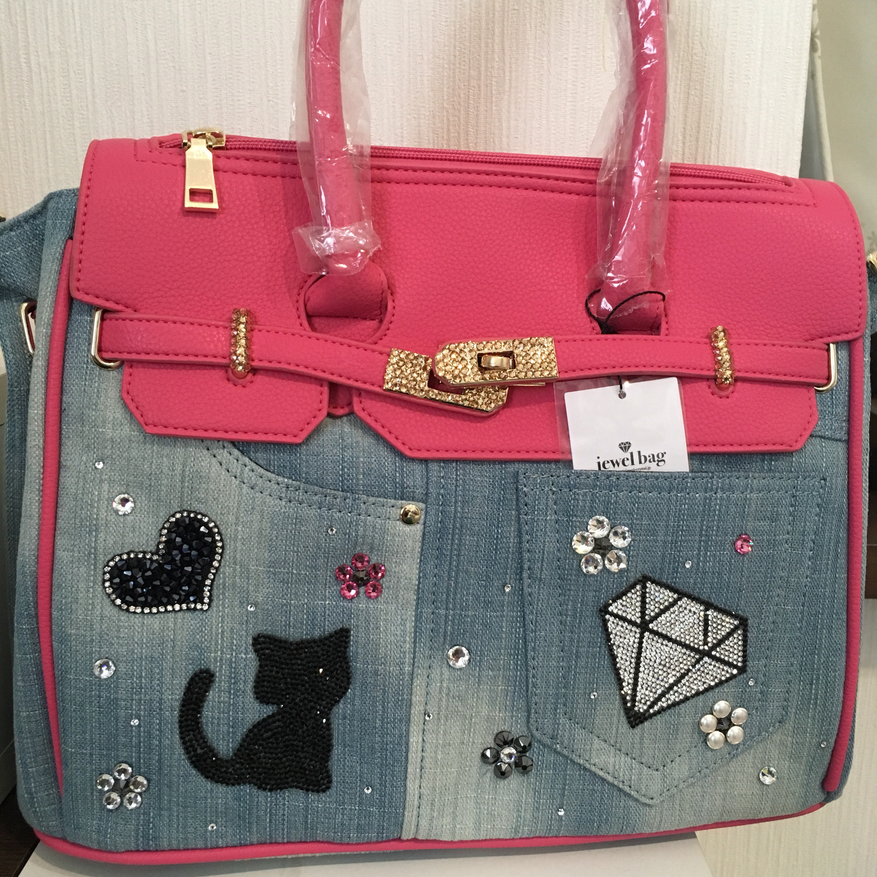 デニムハンドバッグ PINK サマーセール トートバッグ AI-STYLE26 通販 
