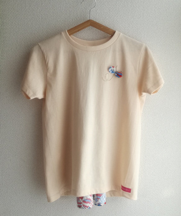 ゆったり☆後ろが主役のTシャツ（ナチュラル） 3枚目の画像