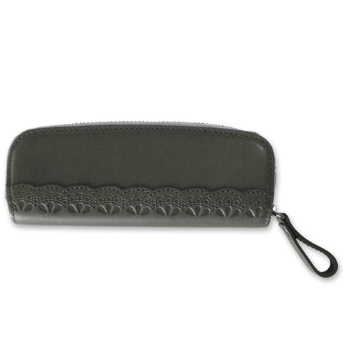 仕分ける 6ポケット小銭入れ＊ 本革 黒 レディース 財布 コインケース