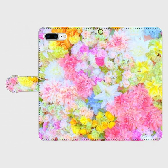 Flower 手帳型スマホケース 1枚目の画像