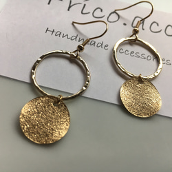 ＊gold ring pierce・earring＊no.49 1枚目の画像