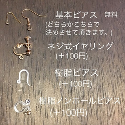 ＊gold ring pierce・earring＊no.49 3枚目の画像