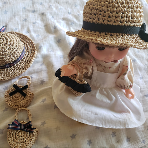 ソランちゃん 麦わら帽子とかごバッグのセット その他人形 humming