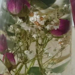 小花が可愛いガーデン風のハーバリウム roseraie 4枚目の画像