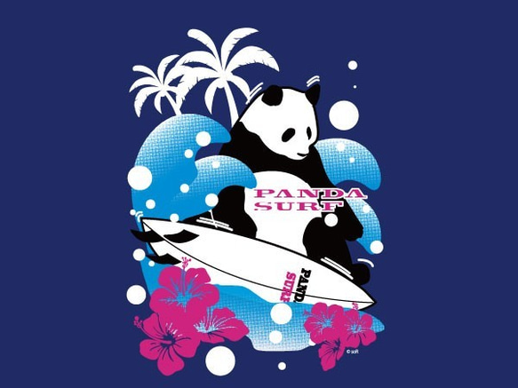 PANDA SURF 【パンダ サーフ】カラー：ストーンウォッシュブルー　Lサイズ 3枚目の画像