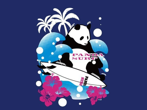 PANDA SURF 【パンダ サーフ】カラー：ストーンウォッシュブルー　XLサイズ 3枚目の画像
