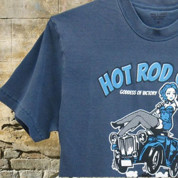 HOT ROD GIRL 【ホット ロッド ガール】 カラー： ストーンウォッシュブルー 1枚目の画像