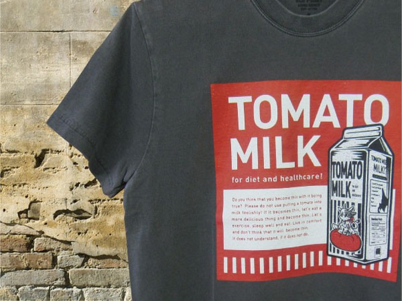 TOMATO MILK 【トマトミルク 】カラー：ストーンウォッシュグレー 1枚目の画像