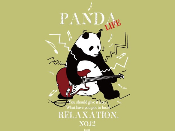 最終セール品 【PANDA LIFE Guitar 】カラー：サンドベージュ　Sサイズ 3枚目の画像