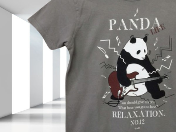 最終セール品 【PANDA LIFE Guitar 】カラー：オリーブブラウン　Mサイズ 1枚目の画像