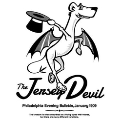 試作品特価 ： The Jersey Devil 【ジャージー デビル】カラー：ストーンウォッシュブラウン  XLサイズ 3枚目の画像