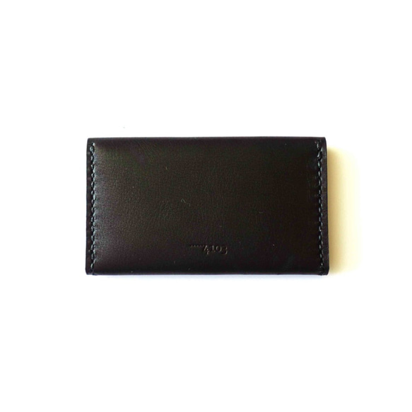 Card Case BLACK / 牛革カードケース / 名刺入れ 2枚目の画像