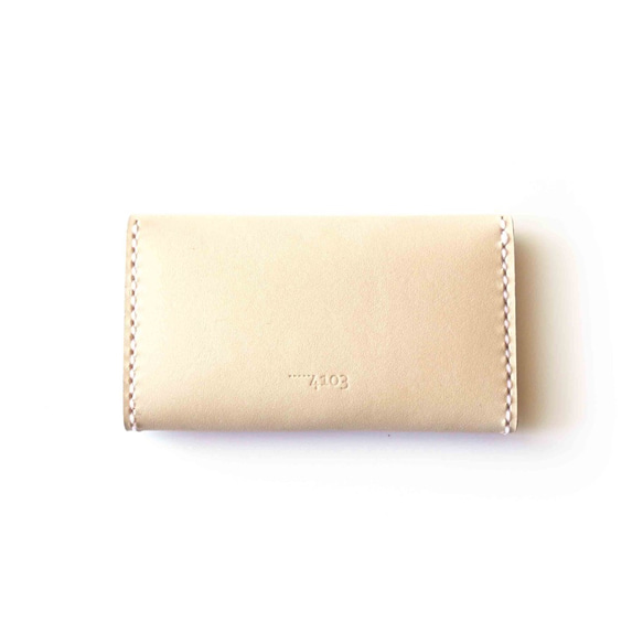 CARD CASE NATURAL / 牛革カードケース 2枚目の画像