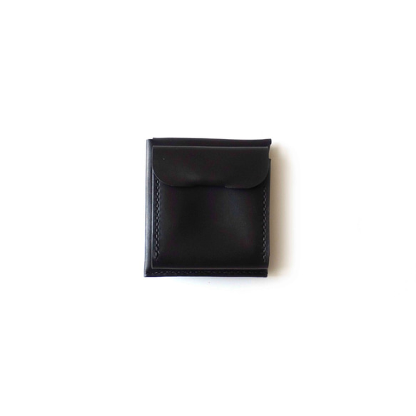 BILLFOLD BLACK /牛皮兩折錢包 第2張的照片